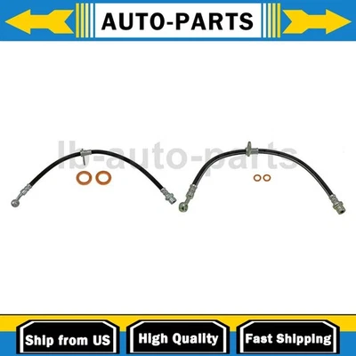 For 1997 1998 1999 2000 2001 Honda CR-V 2.0L Front Kit Brake Hose Line 2x - Изображение 1 из 4