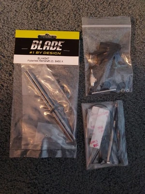 Lote de piezas de helicóptero Blade 330S, ejes principales, empuñaduras de cuchilla y herramientas Foto 1 de 4