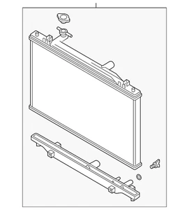 Genuine Mazda Radiator PXPV-15-200 - Picture 1 of 2