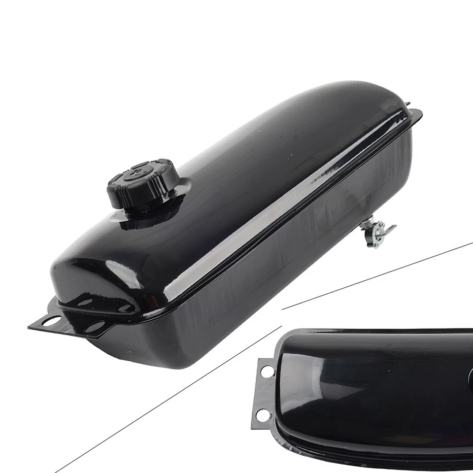 6L Metal Gas Fuel Tank w/ Cap and Petcock For 150cc 250cc Go-Karts Buggy ATV - Image 1 of 4
