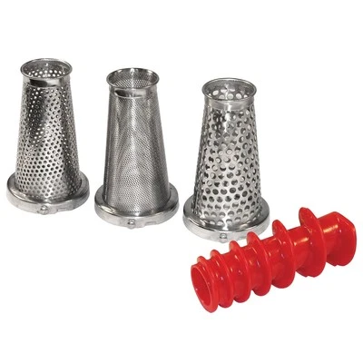 Weston 4 Piece Accessory Kit for Tomato Press and Sauce Maker ,Silver Silver  - Image 1 of 4