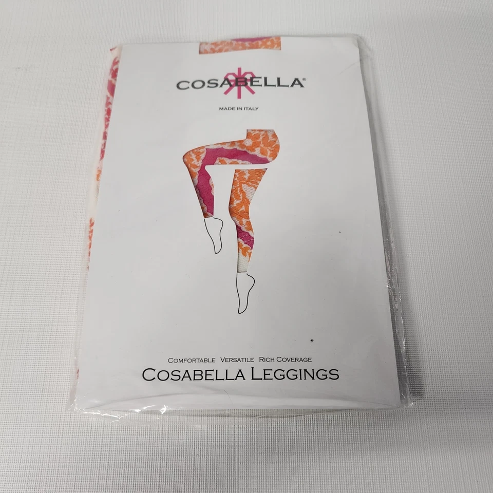 Leggings Cosabella Pequeños Sin Pies Coloridos Nuevos en Paquete Hechos en Italia Foto 1 de 4