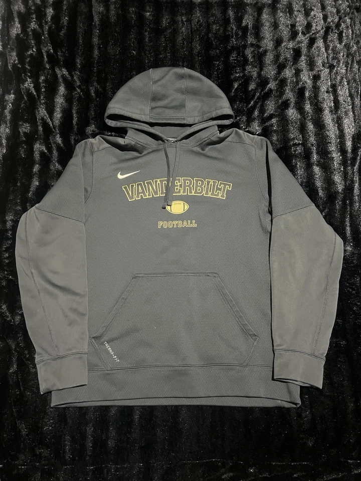Nike Therma Fit Vanderbilt Fútbol Pullover Sudadera con Capucha Hombre’s Talla Grande Foto 1 de 4