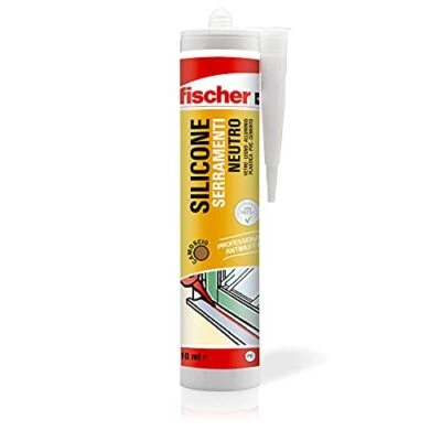 Fischer Silicone Sigillante Finestre SNF 310 Marrone Camoscio, Neutro a Basso Mo - Immagine 1 di 4