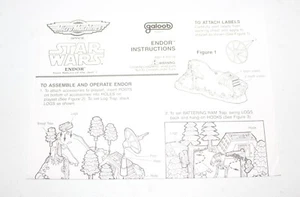 Galoob Micro Machines Star Wars Endor Instructions From Return of the Jedi - Picture 1 of 2