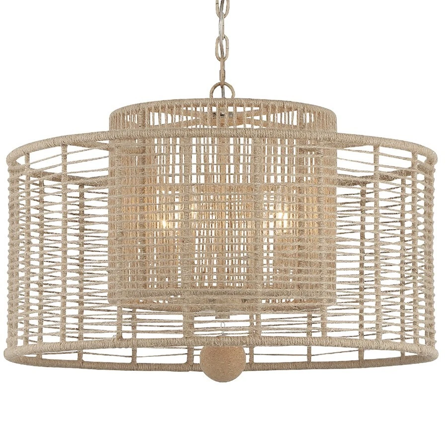 Crystorama Jayna 4 Light Chandelier, Burnished Silver - JAY-A5004-BS - Image 1 of 1