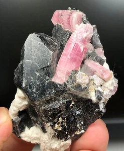 187 Grams Very Unique Quality Tourmaline with Quartz Specimen @ Afghan - Picture 1 of 5