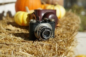 Wirgin Gewirette camera Meyer Trioplan 5cm f/2.9 lens & Case - film tested - Picture 1 of 12