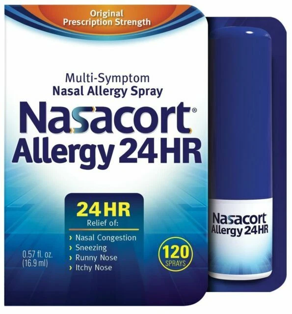 Nasacort 41167580059 Allergy 0.57 Oz 24 Hour Nasal Spray