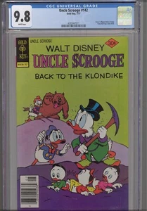 Walt Disney's Uncle Scrooge #142 CGC 9.8 1977 Gold Key Back to the Klondike - Picture 1 of 9