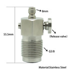 Pcp Paintball Mini Fill Station Stainless 300Bar Din Valve Nipple Quick Fitting