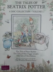CRAFTERS COMPANION Papercraft THE TALES of BEATRIX POTTER 4 Disc CD ROM Set Vol1