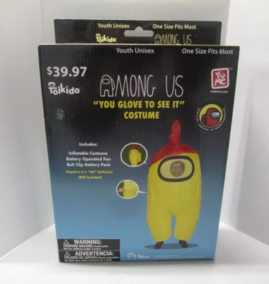 Among Us Toikido You Glove to See It Inflatable Halloween Costume Youth One Size - Image 1 of 4