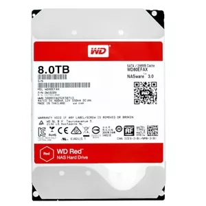 Western Digital WD80EFAX 8TB 5400RPM 256MB SATA III 3.5" Inch - Picture 1 of 5
