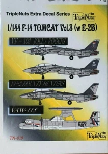 1/144 Aufkleber: F14 Tomcats Vol.3 mit E-2B [USN] #TN-019: DREIFACHMUTTERN - Bild 1 von 2