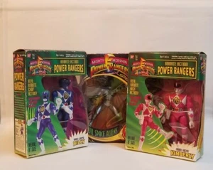 Bandai 8" Karate Action Power Rangers Billy Blue & Kimberly Pink & Putty Patrol - Foto 1 di 12