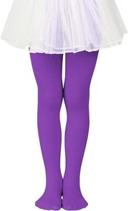Ballet Dance Tights for Girls Athletic Leggings Toddler 6-9 Years, Purple - Picture 1 of 6