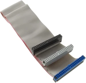 24" 40-Pin 80-Wire Ultra ATA 2-Drive Ribbon Cable, 332781, Model:, Electronic S - Picture 1 of 12