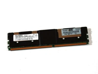 Genuine HP Elpida Computer RAM Memory Board 398707-751 - Image 1 of 3