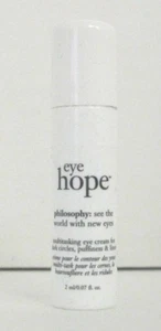 Lot of 3 Philosophy Eye Hope Eye Cream Dark Circles Puffiness Lines Travel Size - Picture 1 of 2