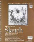 Strathmore Sketch Book 100 9x12 Sheets Fine Tooth Surface 400 Series Art Drawing