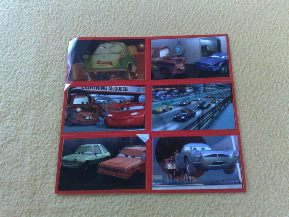 Sticker Sammelsticker Anime Cars Stickerbogen - Bild 1 von 1