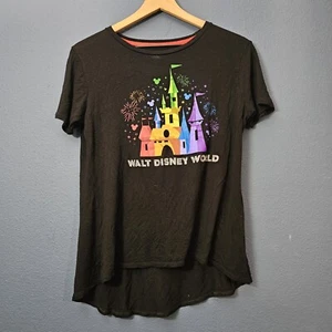 Disney Parks Rainbow Castle Pride Tee Women's Size XL - Picture 1 of 7
