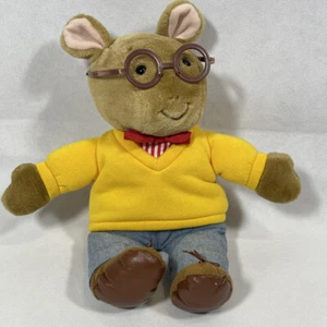Eden ARTHUR READ IN YELLOW SHIRT AARDVARK STUFFED ANIMAL Plush Character TOY - Picture 1 of 6
