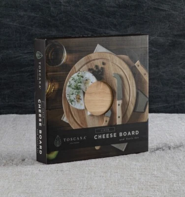 Toscana Acacia Brie Сырная Доска и Набор Инструментов, Коричневый, Маленький, Новый  - Изображение 1 из 4