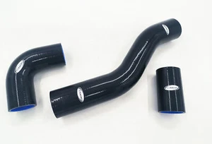 4 PLY Silicone Intercooler Hoses fits Land Rover Defender 300TDI Boost -Black - Picture 1 of 5