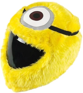 MOTORCYCLE COVER MOTORBIKE FUNNY COVER CRAZY CASE HELMET COVERS HEEDS YELLOW EYE - Bild 1 von 5