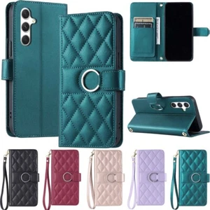 For S24 S23 S22 S21 S20 S10 Note 20 Ultra Wallet Card Holder Leather Case Cover - Picture 1 of 41