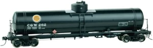 Roka ~ HO Scale ~ GATC Tank Car ~ Chicago Great Western #262 Black ~ ROK262 - Picture 1 of 1