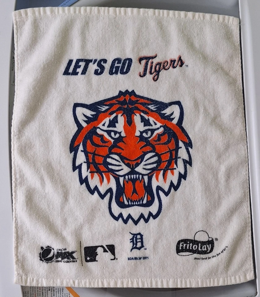 2011 Detroit Tigers Playoff Stadium Giveaway Rally Toalla Let’s Go Tigers 15x17 Foto 1 de 1
