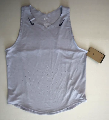 Camiseta sin mangas Nike FN2504-057 para mujer talla M púrpura claro Dri-FIT ADV Aeroswift $80 Foto 1 de 4