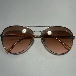 Licensed Disney Aviator Sunglasses Pink Lens Bow Design Metal Frame Disney Merch - Picture 1 of 7