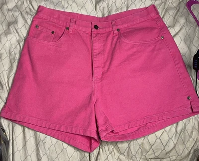 Pantalones Cortos Vaqueros Bill Blass Vintage Rosa Mujer’s 14 Y2K 90’s Foto 1 de 4