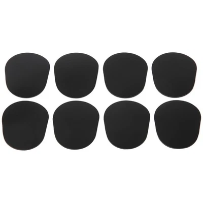 MARKENLOS Alto / Tenor Saxophon Mundstueck Patches Pads Kissen 0,8 mm Schwarz X2T58343