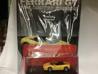 FERRARI  348 SPIDER 1993 1/64 die-cast + BOOKLET, Centauria Limited edition - Immagine 1 di 4