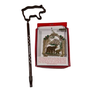 Yosemite Bär Y2K Kugelschreiber und goldfarbenes Ornament Set Souvenir - Bild 1 von 1