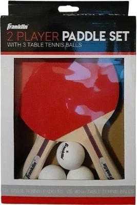 Juego de pádel Franklin para 2 jugadores con 3 pelotas de tenis de mesa Foto 1 de 2