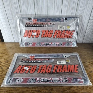 Set of 2 St. Louis Cardinals Auto Tag Frame New in Package RICO Industries 2006 - Picture 1 of 2