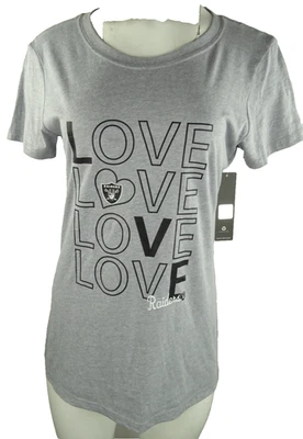 Camiseta de manga corta para mujer Las Vegas Raiders NFL G-III 4her Foto 1 de 4