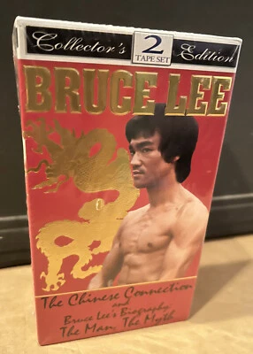 Bruce Lee The Chinese Connection & Man Myth 2 New Sealed VHS Tapes - Image 1 of 4