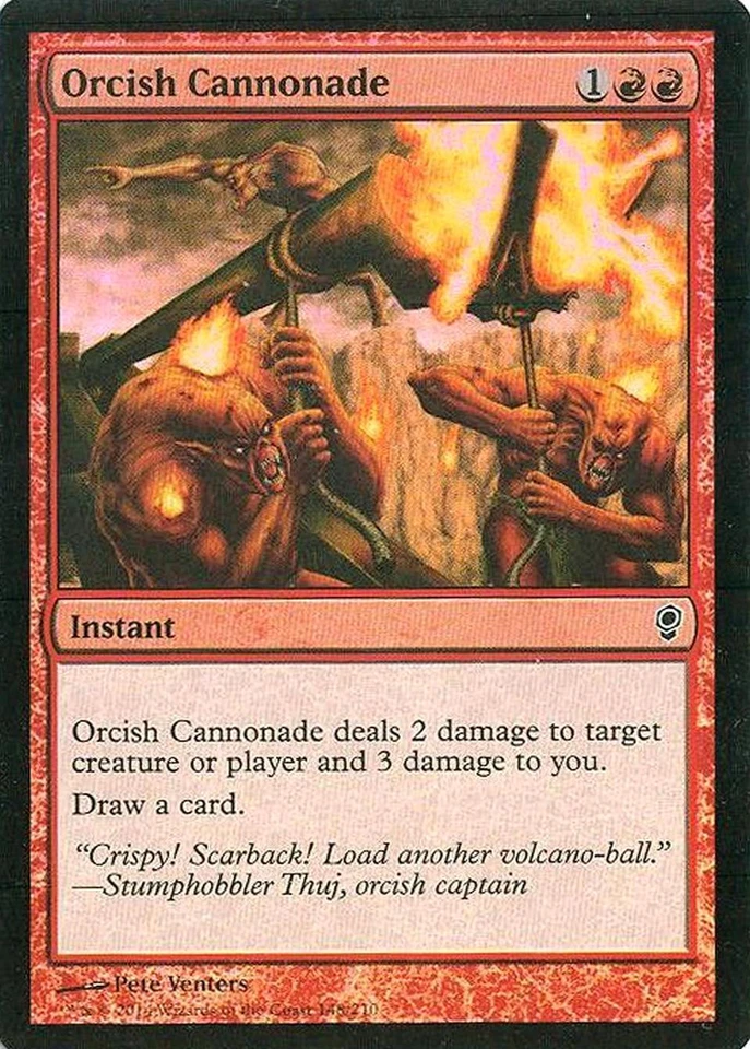 MTG - Conspiracy - Orcish Cannonade - Foil - NM - Image 1 of 1