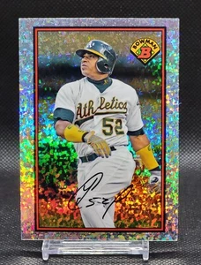 2014 Bowman Chrome Silver Diamond Refractor Yoenis Cespedes #BIB89-YC - Picture 1 of 2