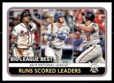 2020 Big League Base #238 Anthony Rendon Cody Bellinger Ronald Acuna Jr.