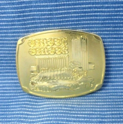 Circus Circus Hotel Casino Las Vegas Jugador Promo Hebilla de Cinturón De Colección Años 70 .BMW535 Foto 1 de 4