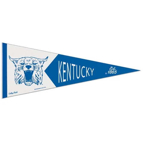 KENTUCKY WILDCATS EST 1865 VAULT ROLL UP PREMIUM FELT PENNANT 12"x30" WINCRAFT Cover