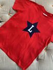 INITIAL L RED T-SHIRT (Large Age 9-11) - Children's T-shirt/Birthday/Christmas